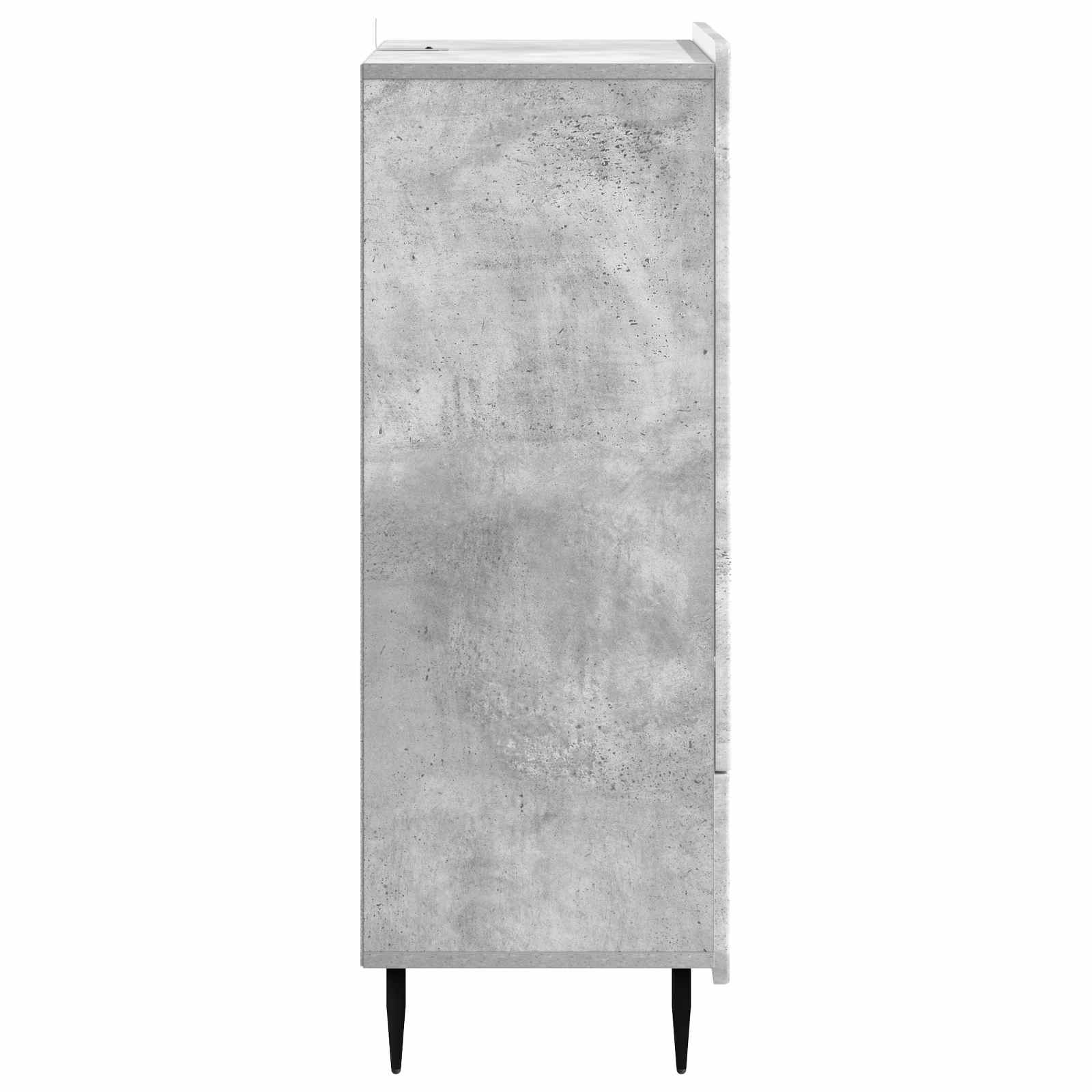 vidaXL Bufet Betonowy szary 66 x 34,5 x 97 cm Drewno inżynieryjne