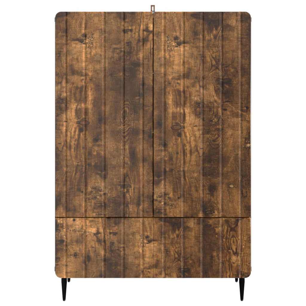 vidaXL Bufet Dąb wędzony 66 x 34,5 x 97 cm Drewno inżynieryjne