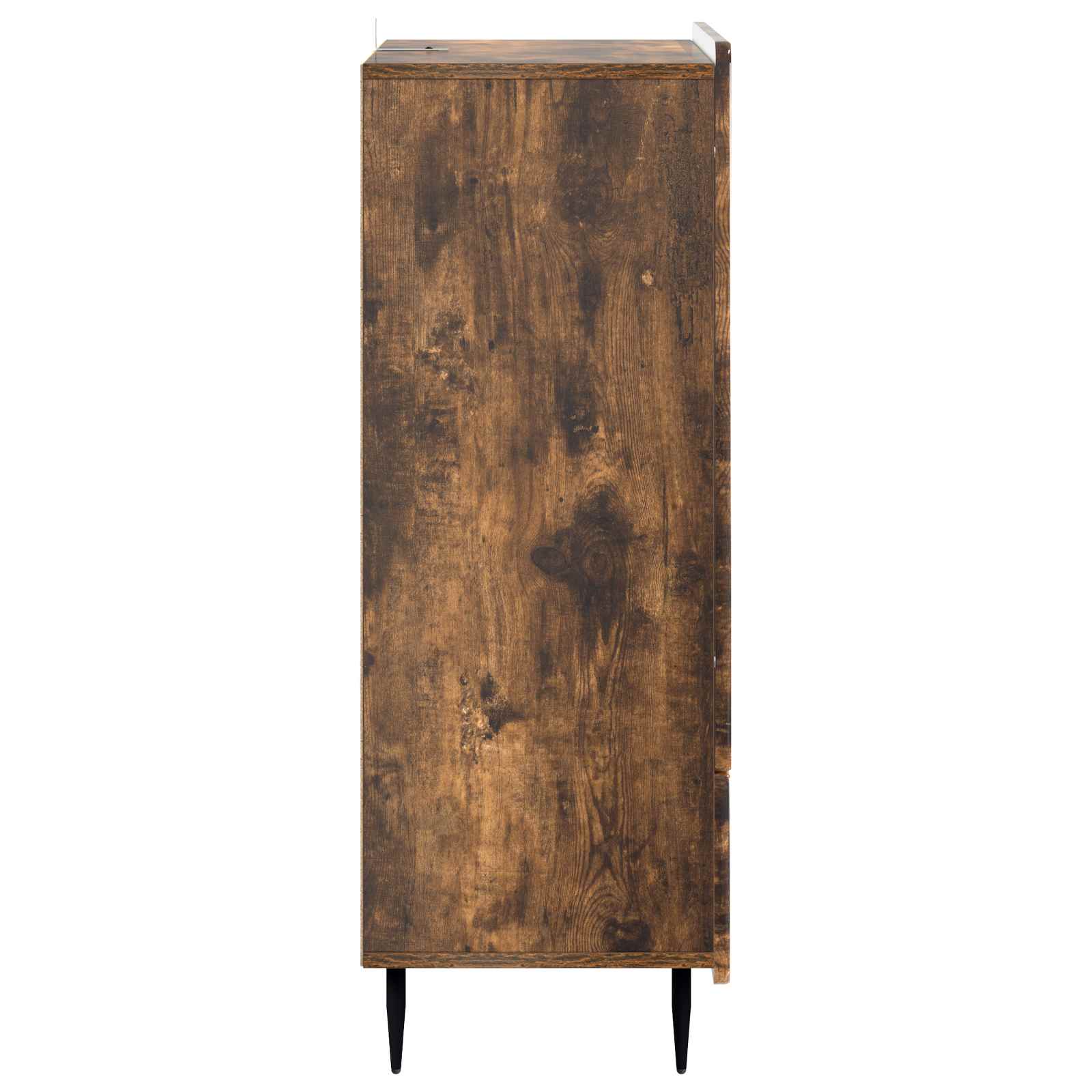 vidaXL Bufet Dąb wędzony 66 x 34,5 x 97 cm Drewno inżynieryjne