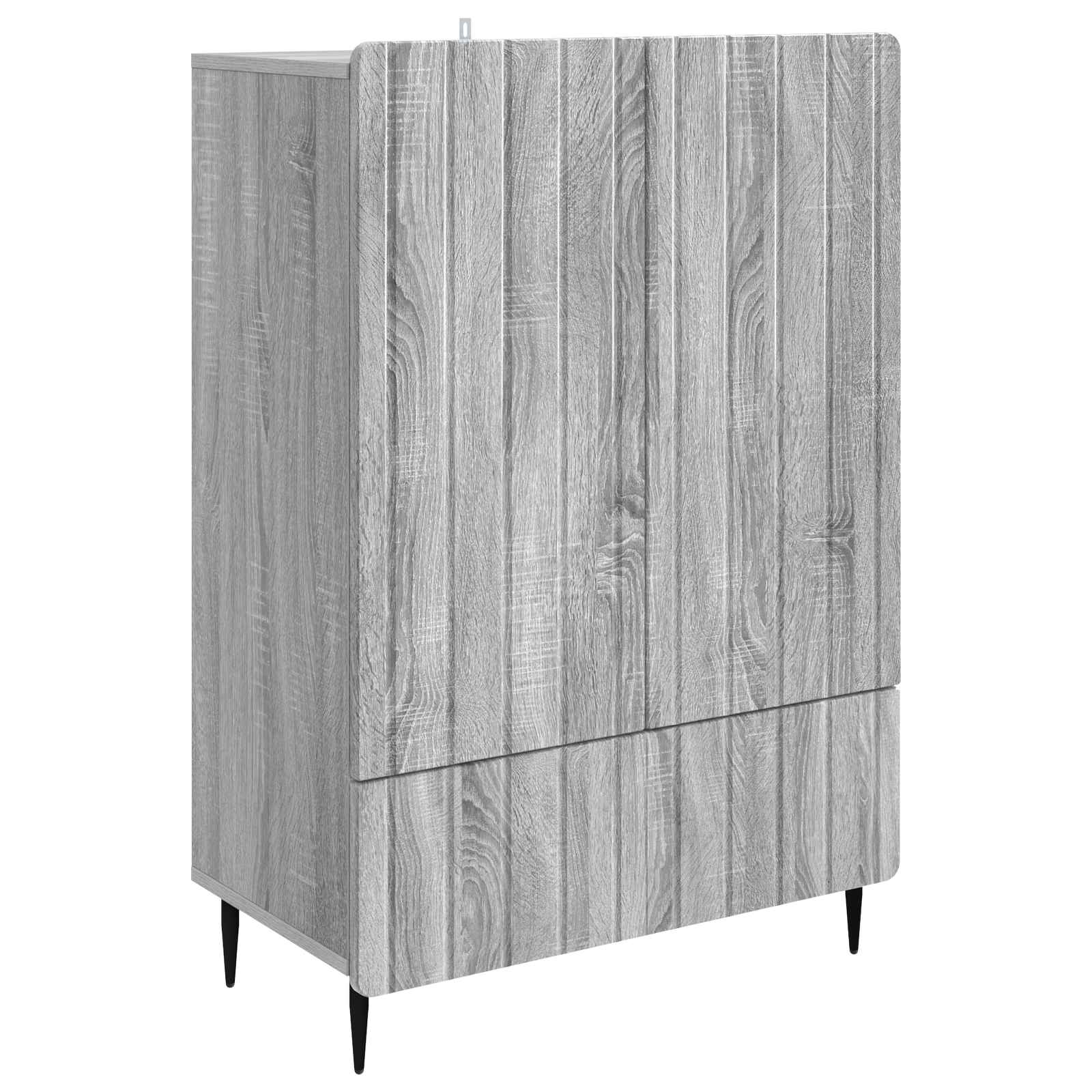 vidaXL Bufet Szary Sonoma 66 x 34,5 x 97 cm Drewno inżynieryjne