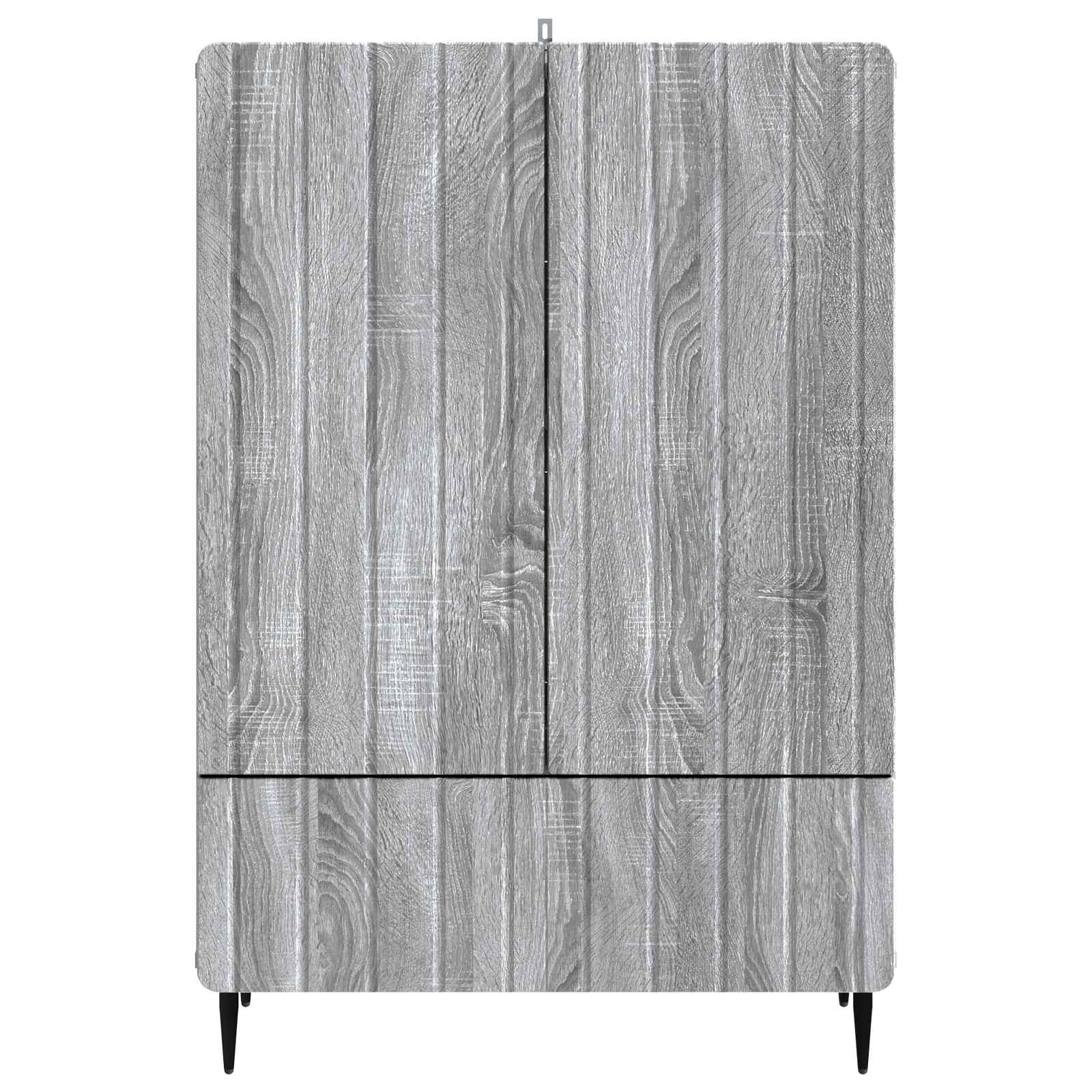 vidaXL Bufet Szary Sonoma 66 x 34,5 x 97 cm Drewno inżynieryjne
