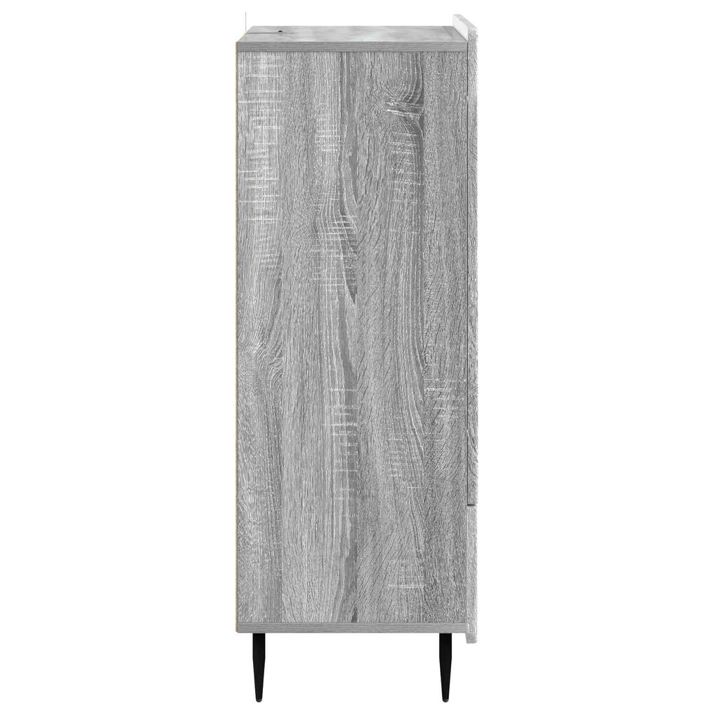 vidaXL Bufet Szary Sonoma 66 x 34,5 x 97 cm Drewno inżynieryjne