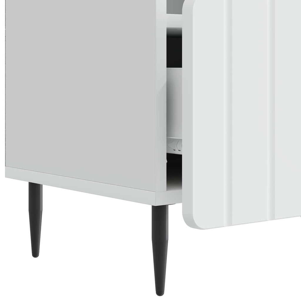 vidaXL Szafka pod telewizor z szufladą Biały 102 x 34,5 x 50 cm