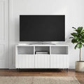 vidaXL Szafka pod telewizor z szufladą Biały 102 x 34,5 x 50 cm
