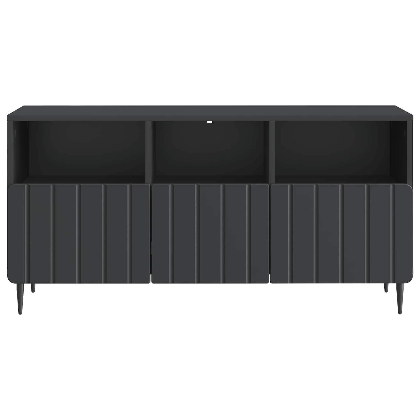 vidaXL Szafka pod telewizor z szufladą Czarny 102 x 34,5 x 50 cm