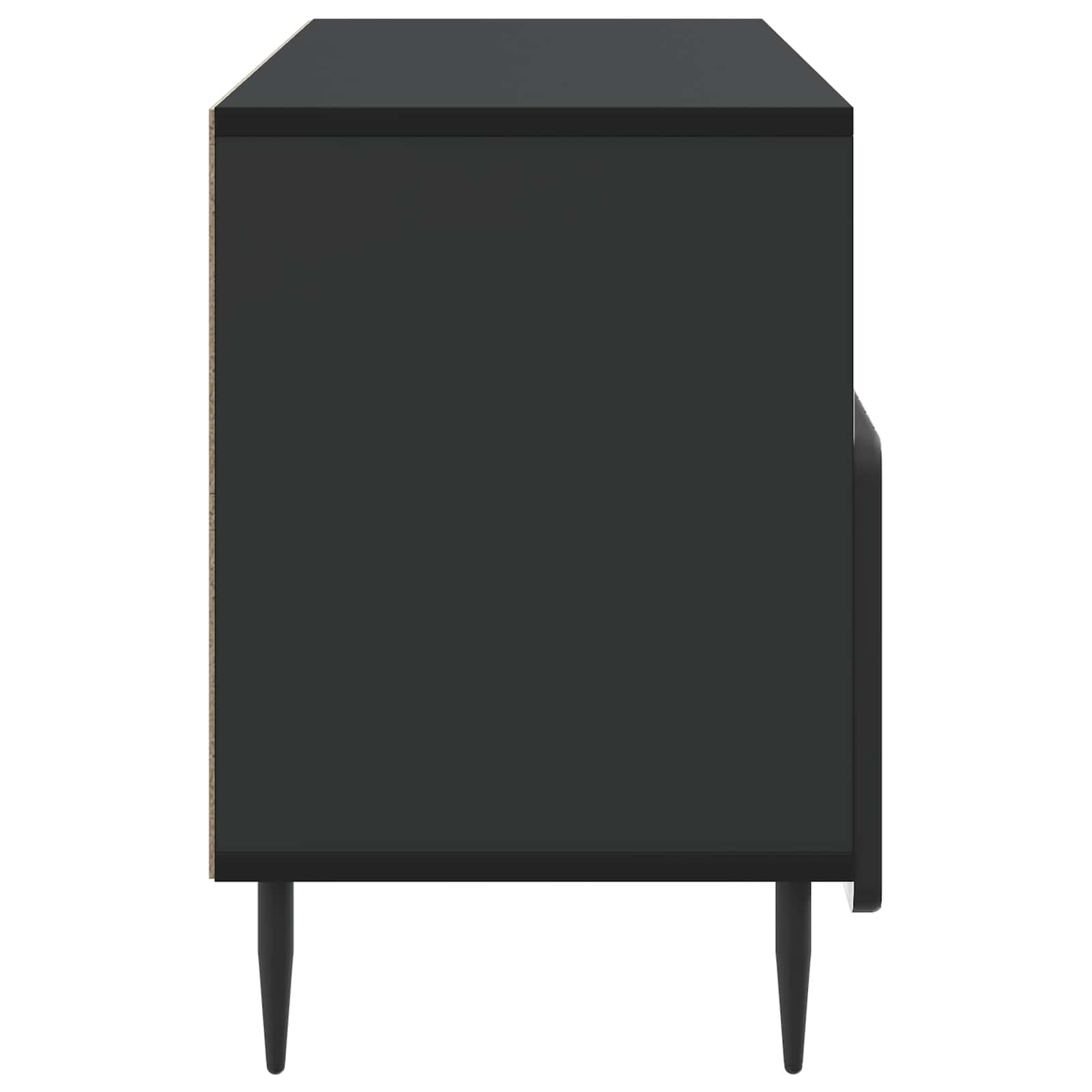 vidaXL Szafka pod telewizor z szufladą Czarny 102 x 34,5 x 50 cm