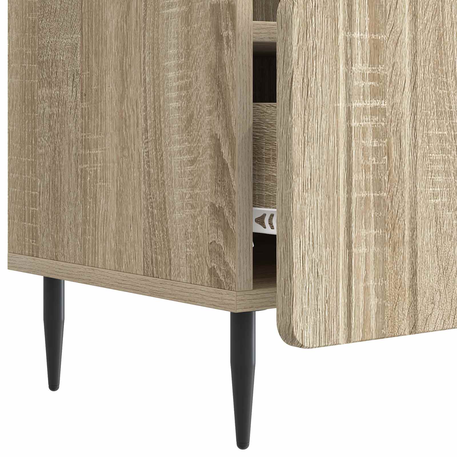 vidaXL Szafka pod telewizor z szufladą dąb Sonoma 102 x 34,5 x 50 cm