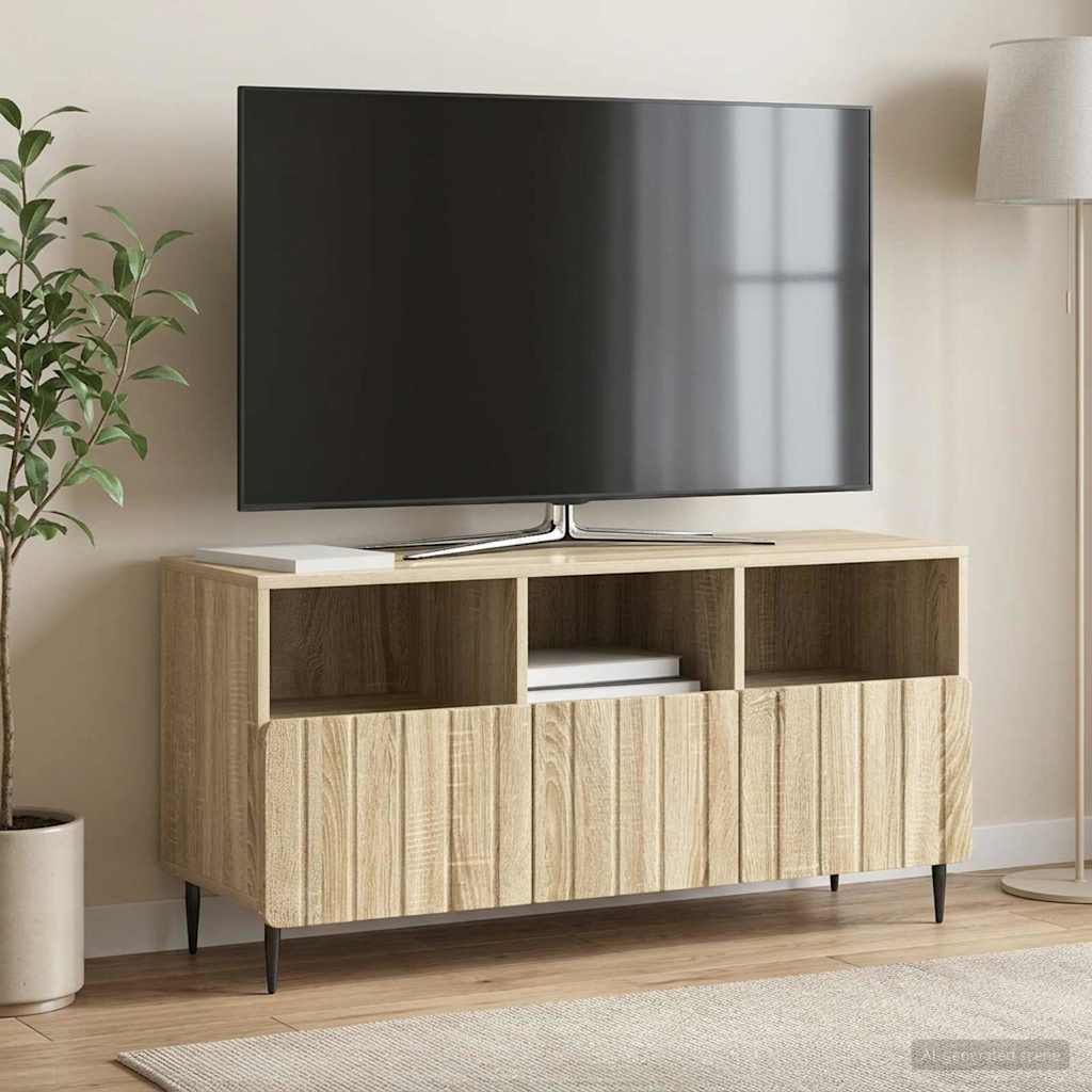 vidaXL Szafka pod telewizor z szufladą dąb Sonoma 102 x 34,5 x 50 cm