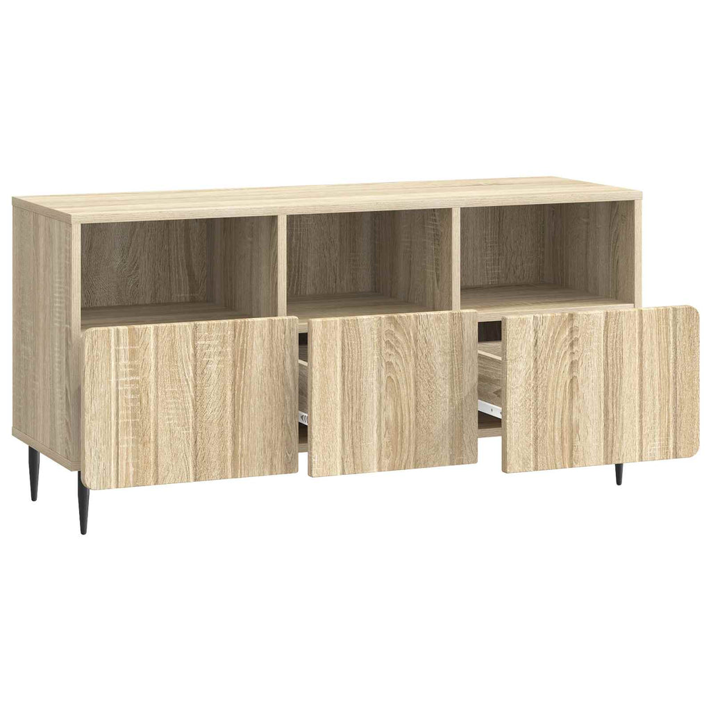 vidaXL Szafka pod telewizor z szufladą dąb Sonoma 102 x 34,5 x 50 cm