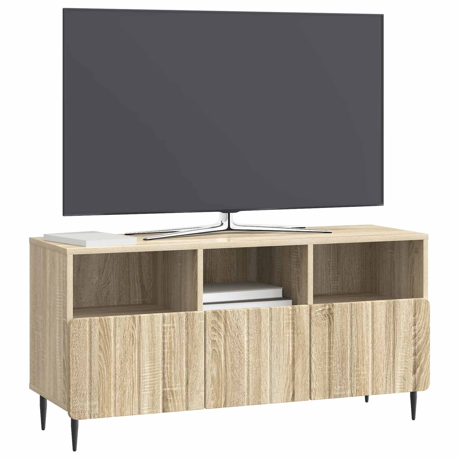 vidaXL Szafka pod telewizor z szufladą dąb Sonoma 102 x 34,5 x 50 cm