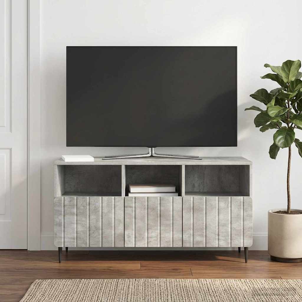 vidaXL Szafka pod telewizor Betonowy szary 102 x 34,5 x 50 cm