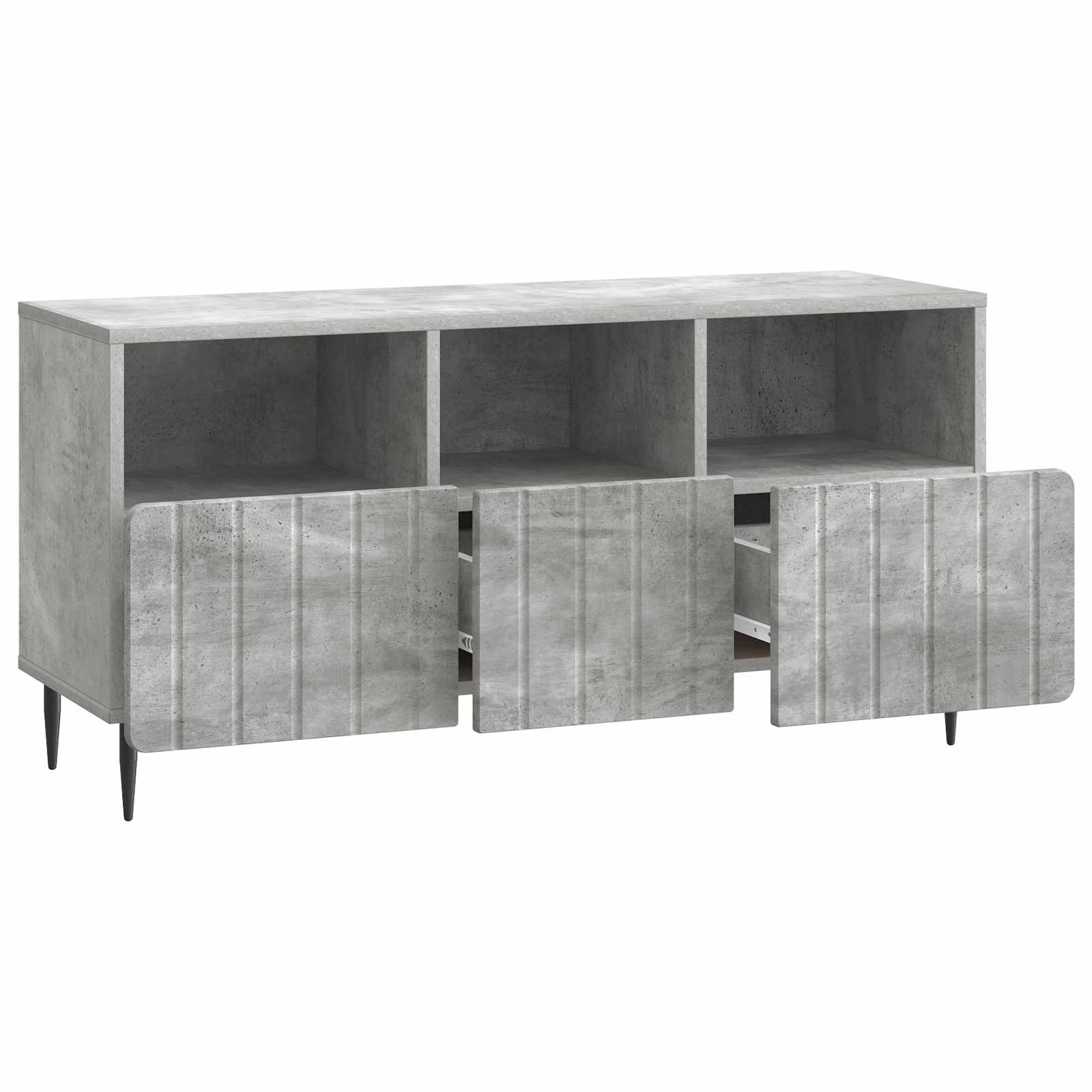 vidaXL Szafka pod telewizor Betonowy szary 102 x 34,5 x 50 cm