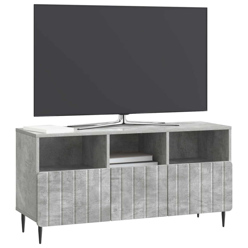 vidaXL Szafka pod telewizor Betonowy szary 102 x 34,5 x 50 cm