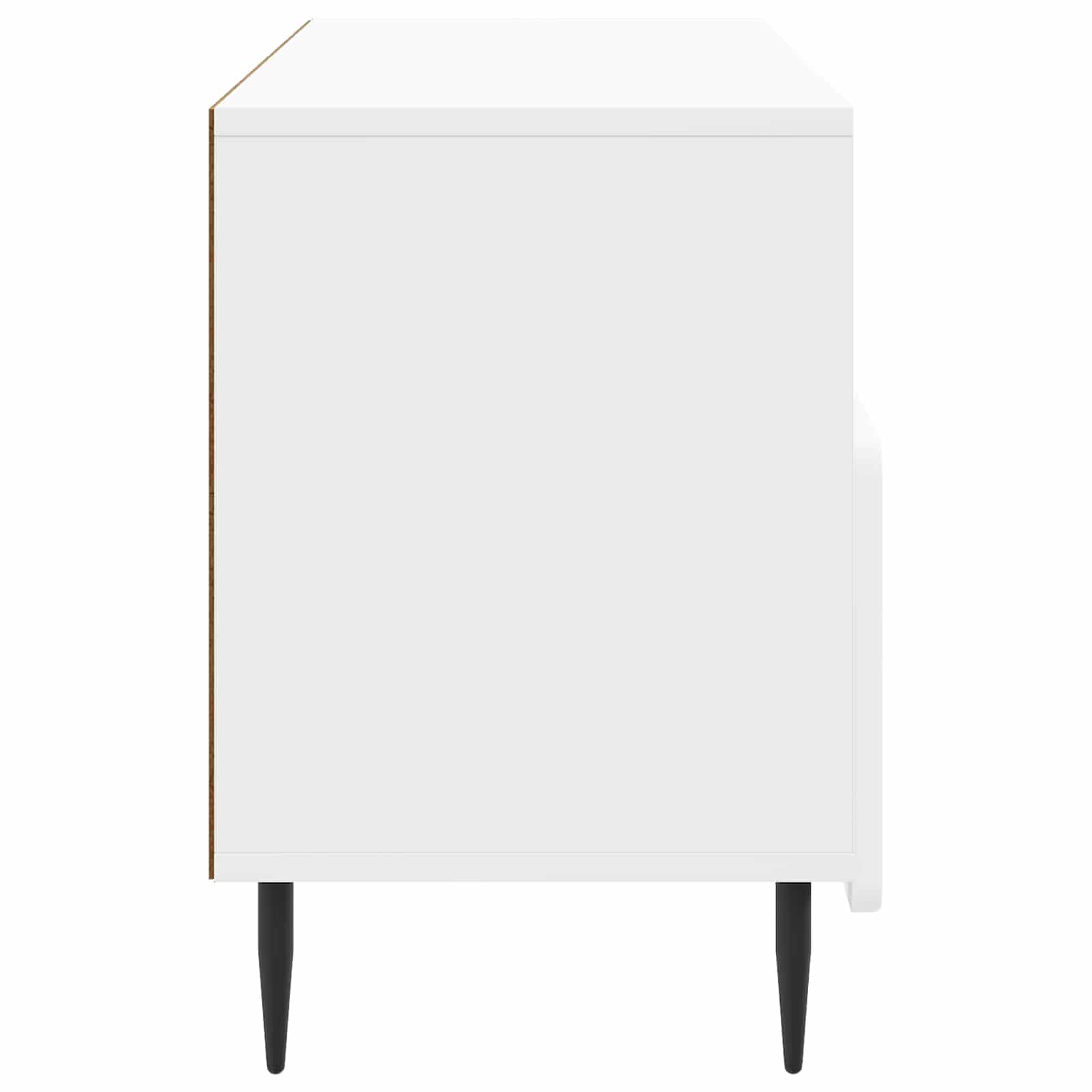 vidaXL Szafka pod telewizor Biały wysoki połysk 102 x 34,5 x 50 cm