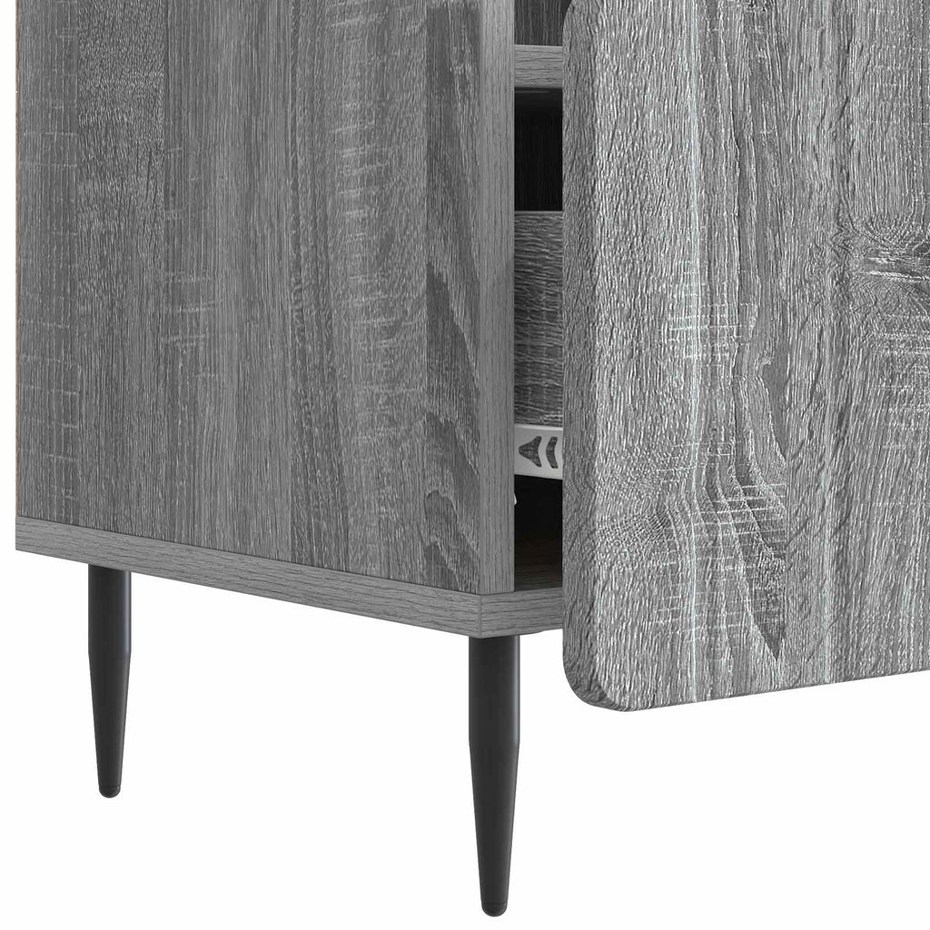 vidaXL Szafka pod telewizor z szufladą Szary Sonoma 102 x 34,5 x 50 cm