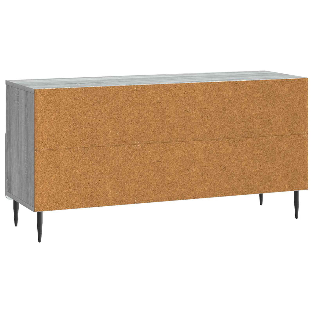 vidaXL Szafka pod telewizor z szufladą Szary Sonoma 102 x 34,5 x 50 cm