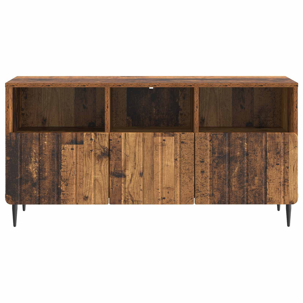 vidaXL Szafka pod telewizor z szufladą Stare drewno 102 x 34,5 x 50 cm