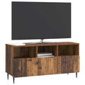vidaXL Szafka pod telewizor z szufladą Stare drewno 102 x 34,5 x 50 cm