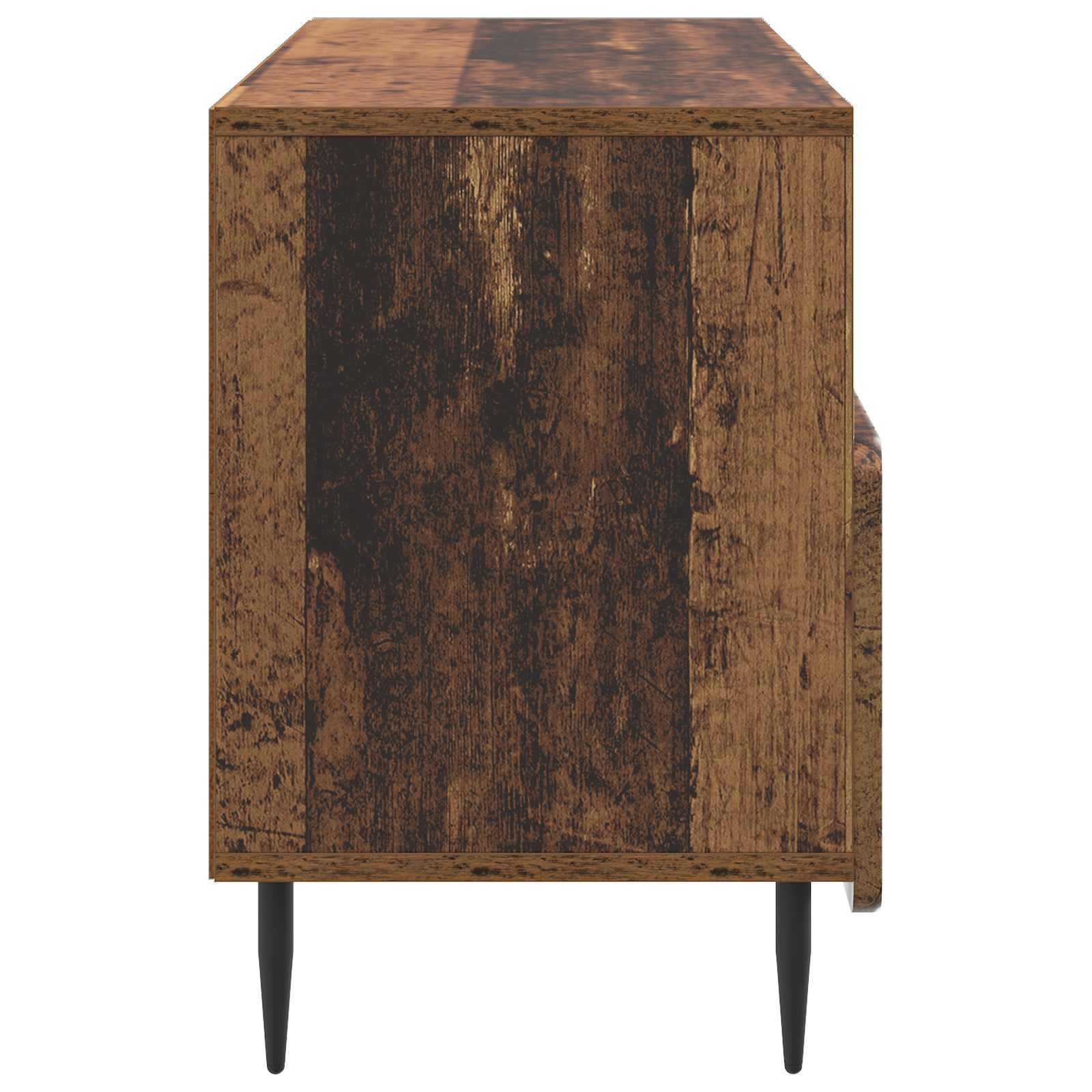 vidaXL Szafka pod telewizor z szufladą Stare drewno 102 x 34,5 x 50 cm