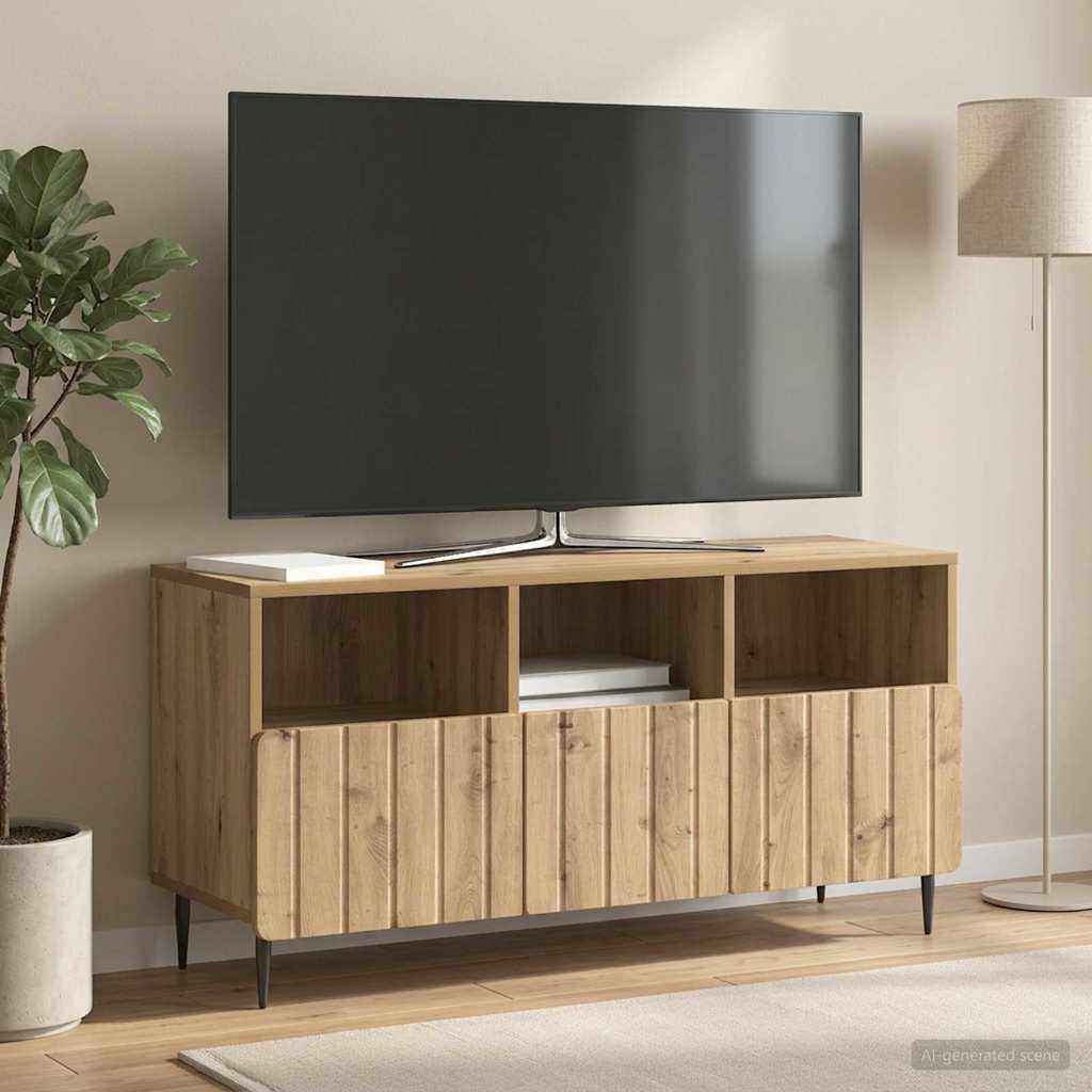 vidaXL Szafka pod telewizor 102 x 34,5 x 50 cm Dąb artisan