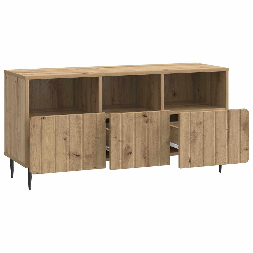 vidaXL Szafka pod telewizor z szufladą Dąb artisan 102 x 34,5 x 50 cm