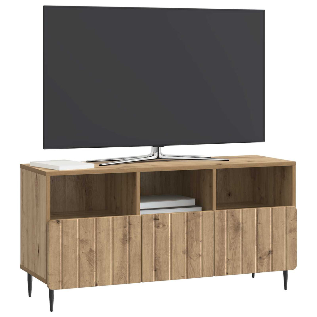 vidaXL Szafka pod telewizor z szufladą Dąb artisan 102 x 34,5 x 50 cm
