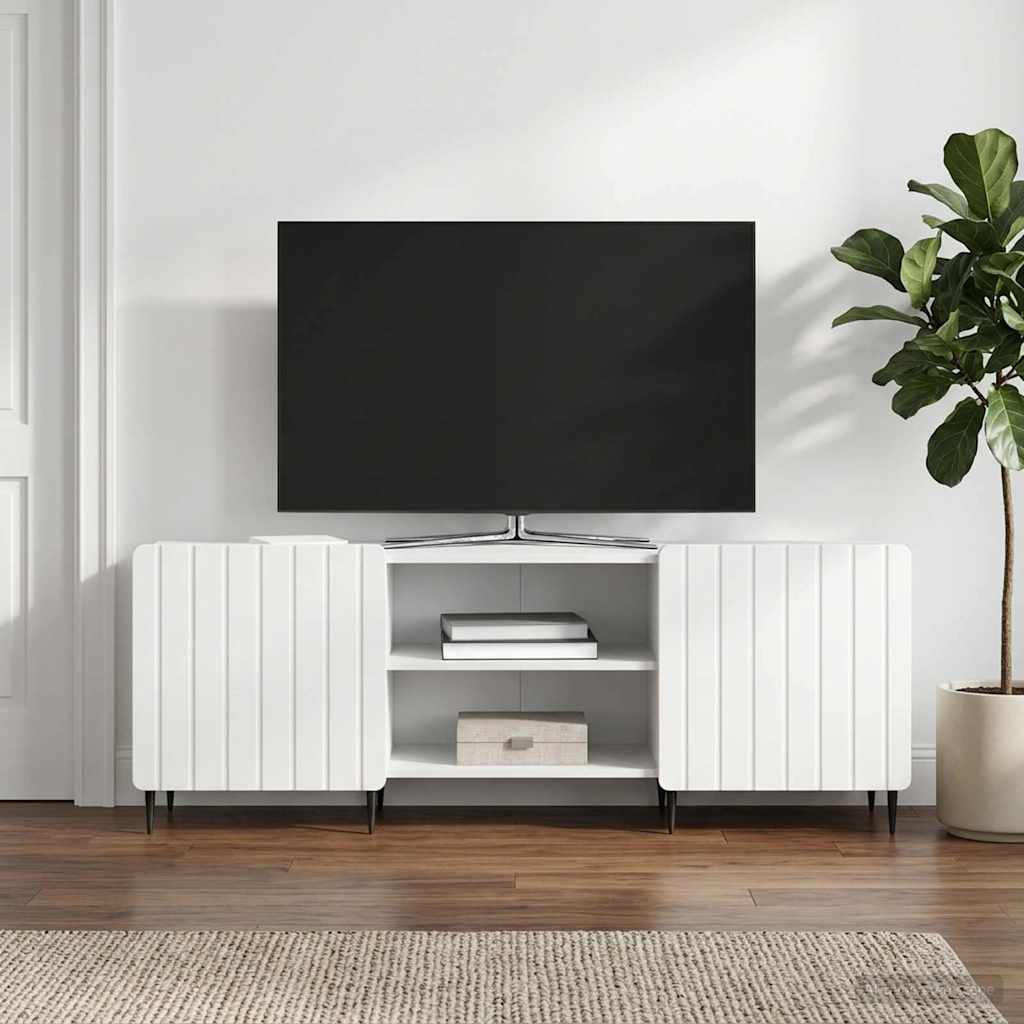 vidaXL Szafka pod telewizor Biały 150 x 31 x 52 cm Drewno inżynieryjne