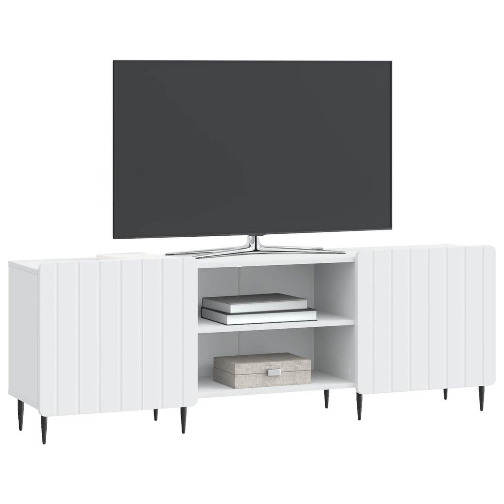 vidaXL Szafka pod telewizor Biały 150 x 31 x 52 cm Drewno inżynieryjne