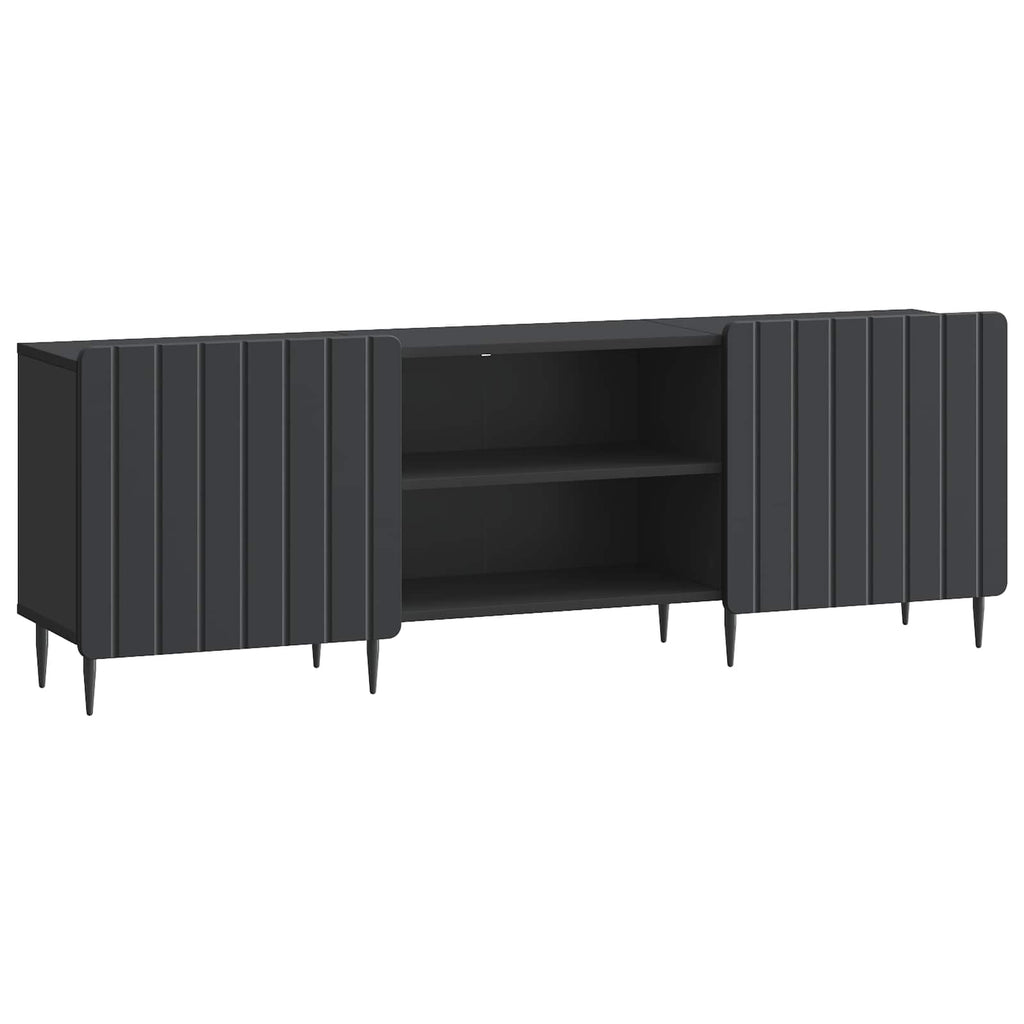vidaXL Szafka pod telewizor Czarny 150 x 31 x 52 cm