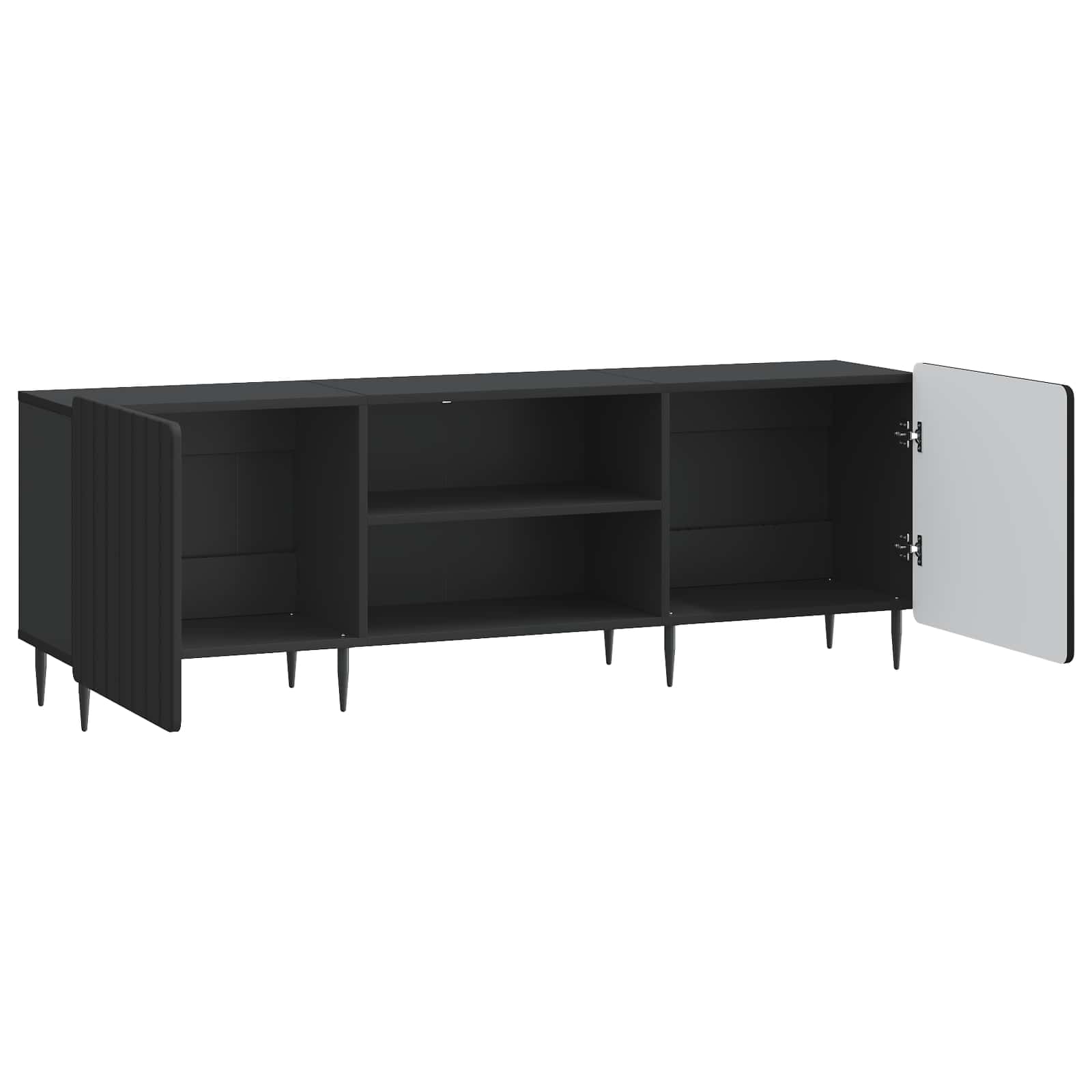vidaXL Szafka pod telewizor Czarny 150 x 31 x 52 cm