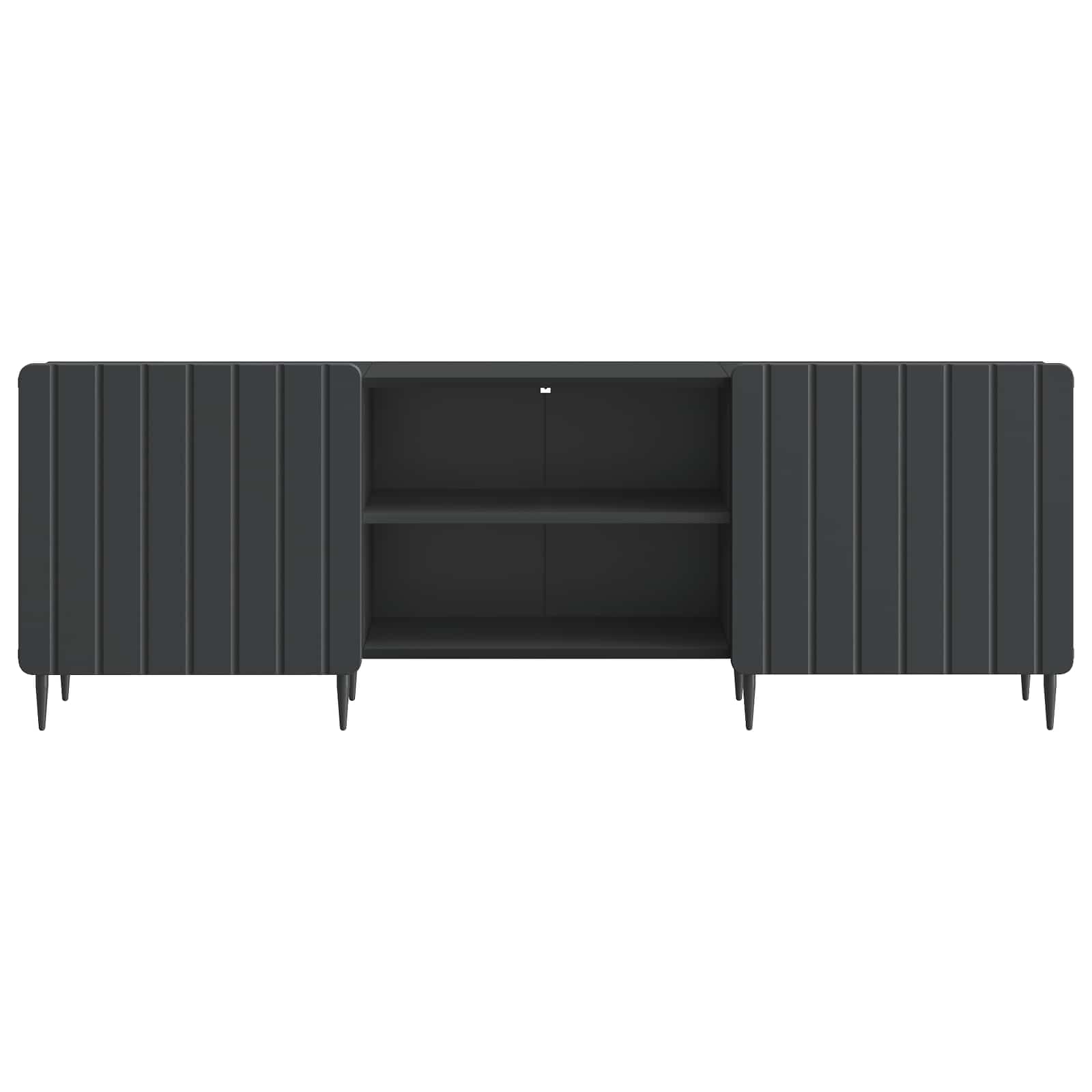 vidaXL Szafka pod telewizor Czarny 150 x 31 x 52 cm