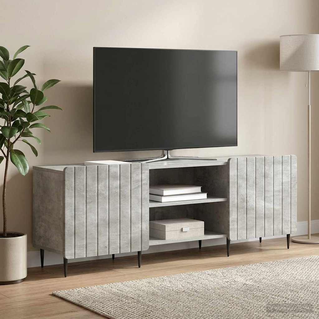 vidaXL Szafka pod telewizor Betonowy szary 150 x 31 x 52 cm