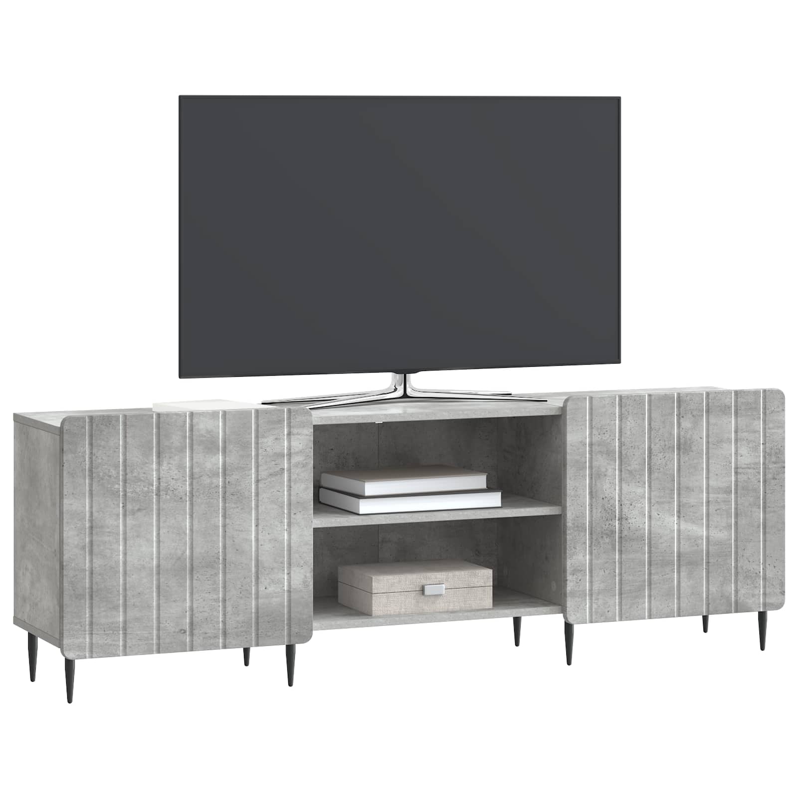 vidaXL Szafka pod telewizor Betonowy szary 150 x 31 x 52 cm