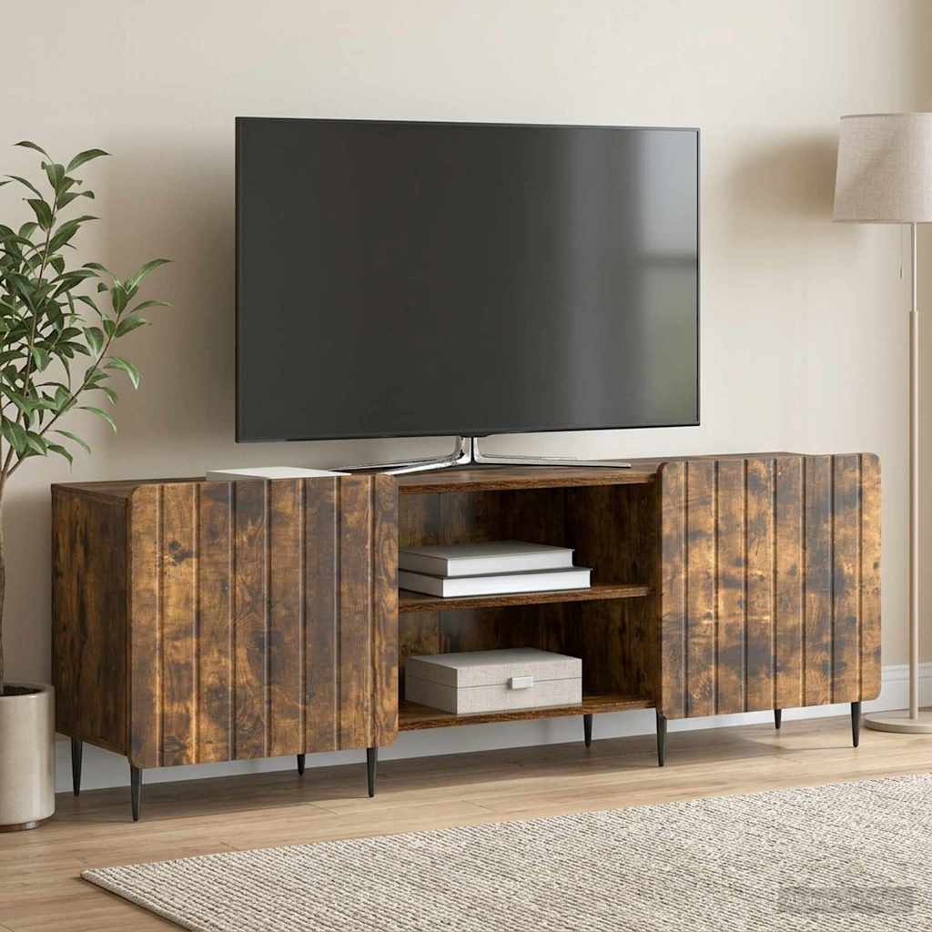 vidaXL Szafka pod telewizor Dąb wędzony 150 x 31 x 52 cm