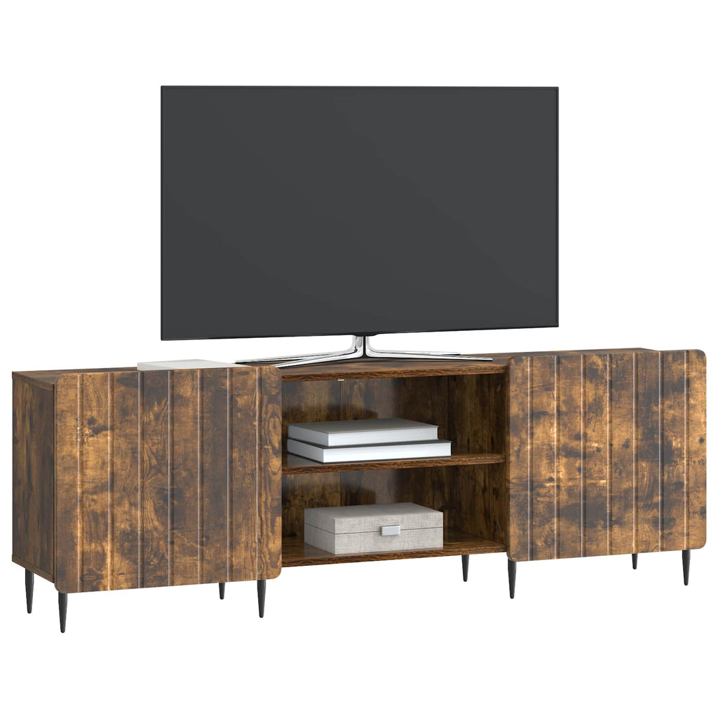 vidaXL Szafka pod telewizor Dąb wędzony 150 x 31 x 52 cm