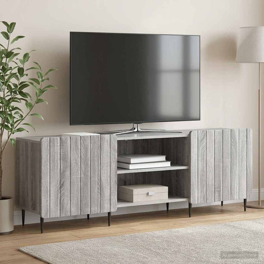 vidaXL Szafka pod telewizor Szary Sonoma 150 x 31 x 52 cm