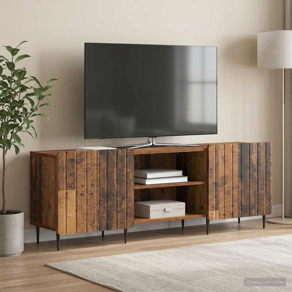 vidaXL Szafka pod telewizor Stare drewno 150 x 31 x 52 cm