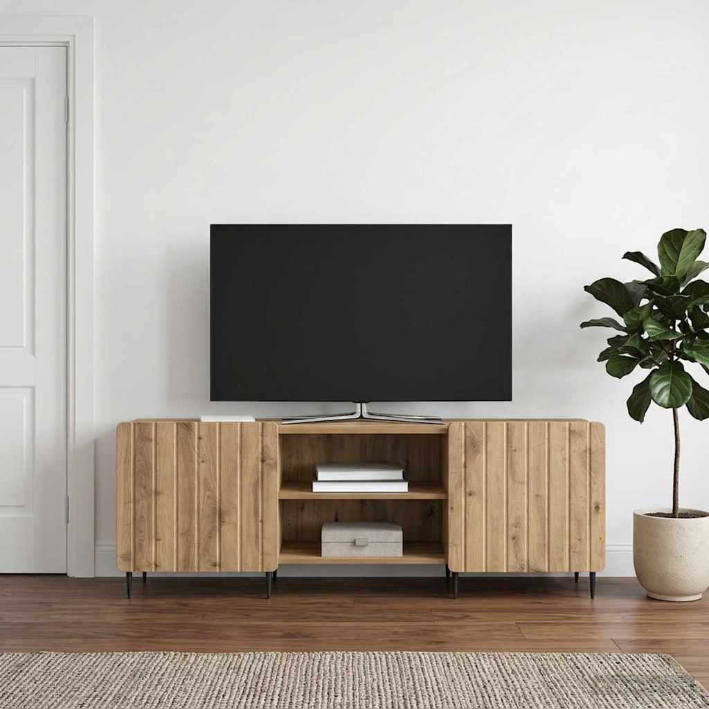 vidaXL Szafka pod telewizor 150 x 31 x 52 cm Dąb artisan