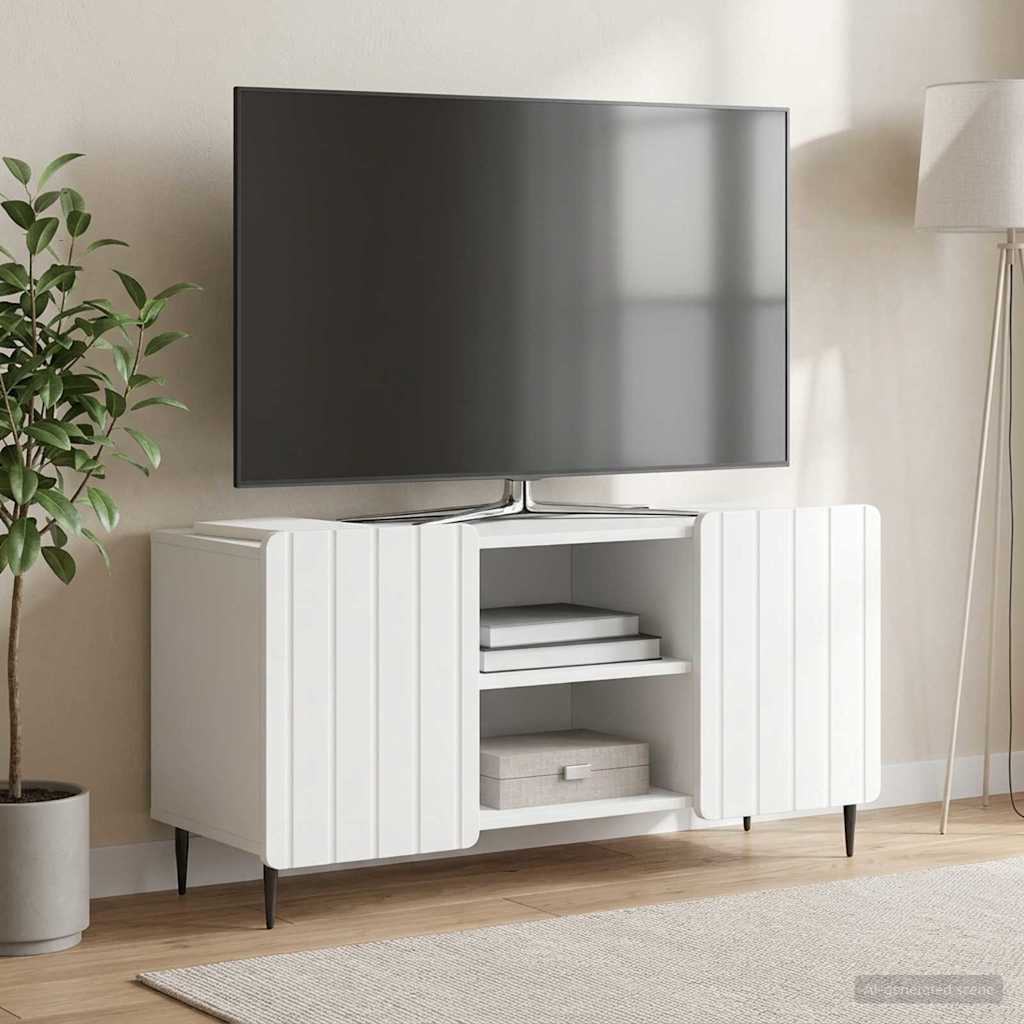 vidaXL Szafka pod telewizor Biały 102 x 34,5 x 52 cm