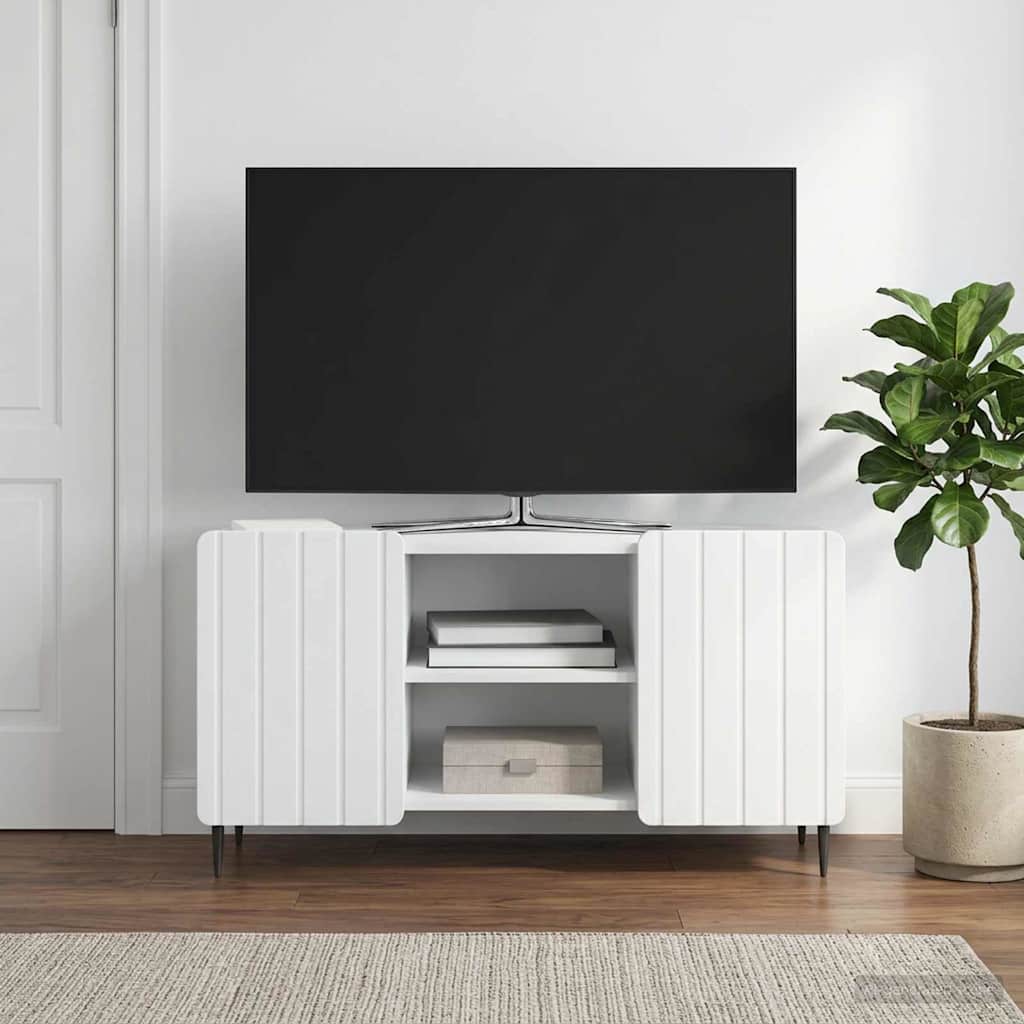 vidaXL Szafka pod telewizor Biały 102 x 34,5 x 52 cm