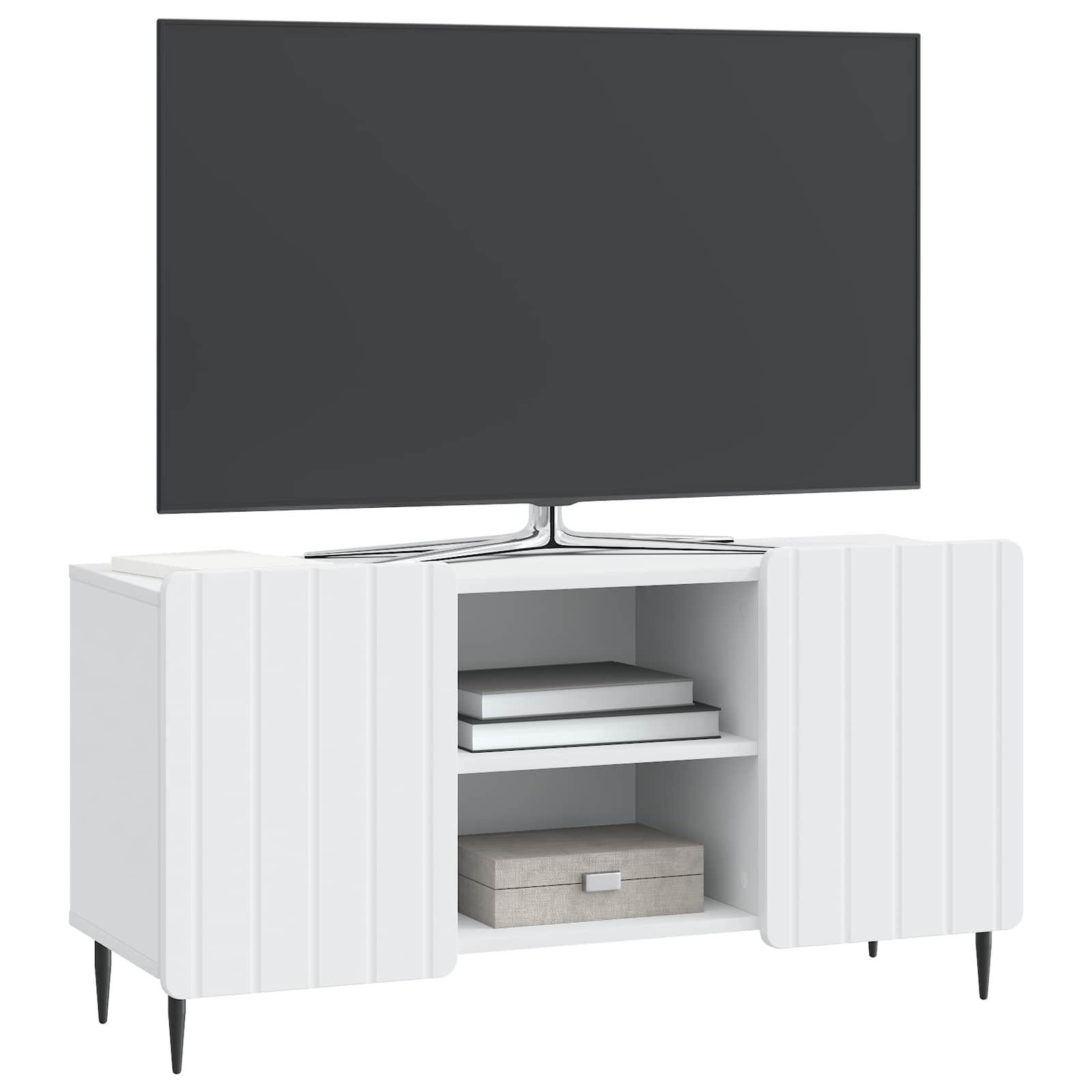 vidaXL Szafka pod telewizor Biały 102 x 34,5 x 52 cm