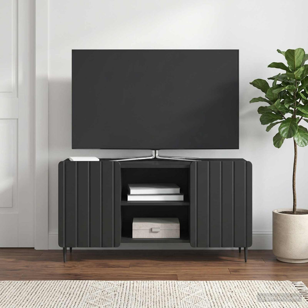 vidaXL Szafka pod telewizor Czarny 102 x 34,5 x 52 cm
