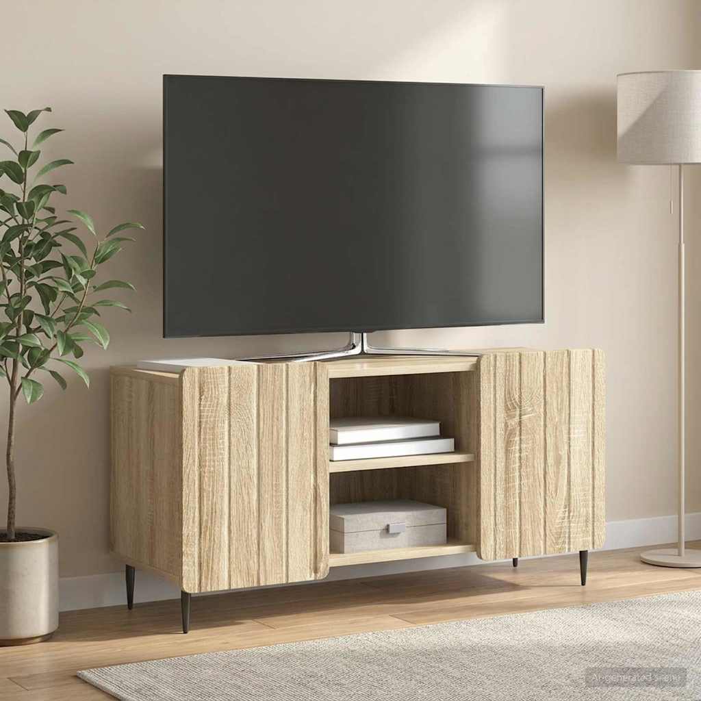 vidaXL Szafka pod telewizor dąb Sonoma 102 x 34,5 x 52 cm