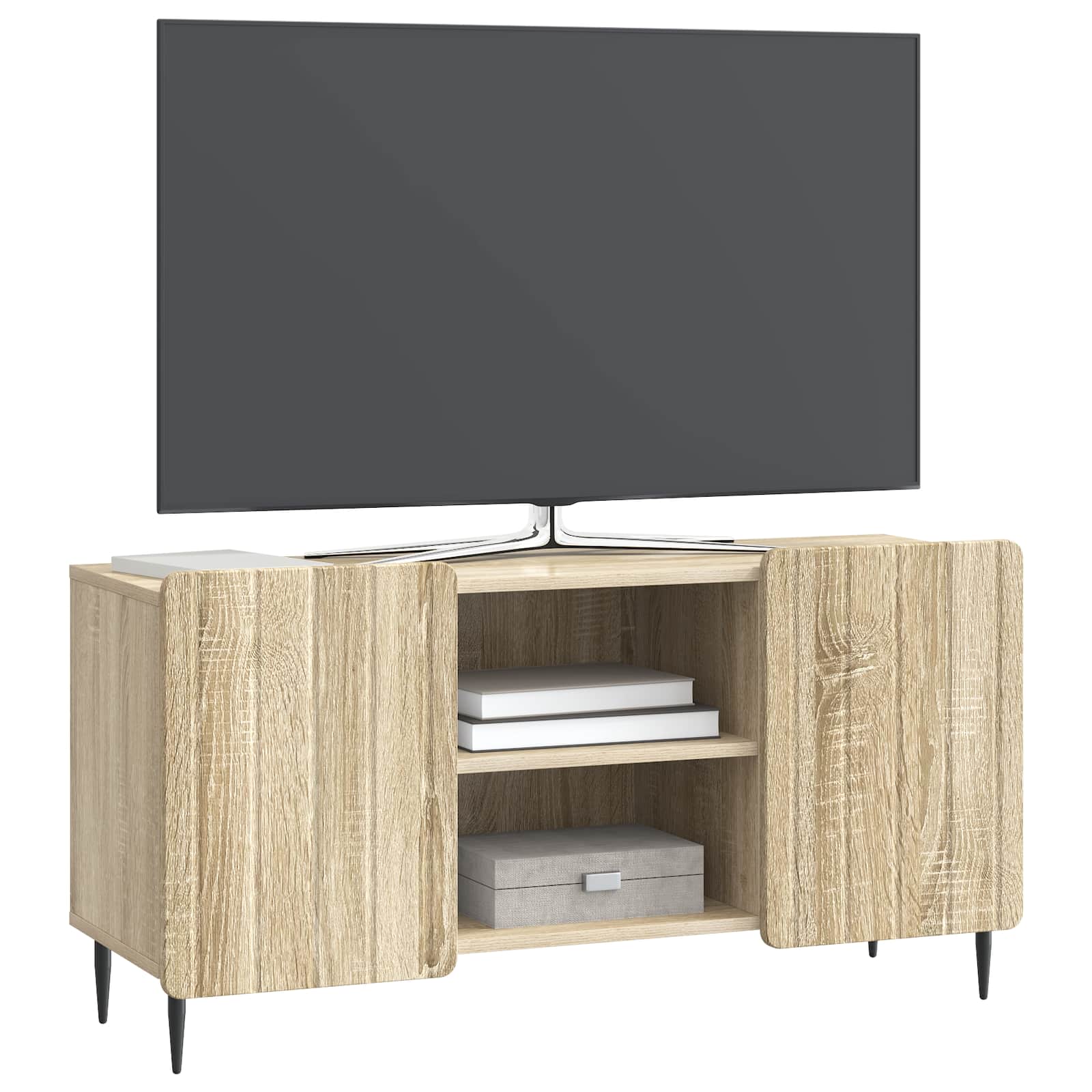 vidaXL Szafka pod telewizor dąb Sonoma 102 x 34,5 x 52 cm