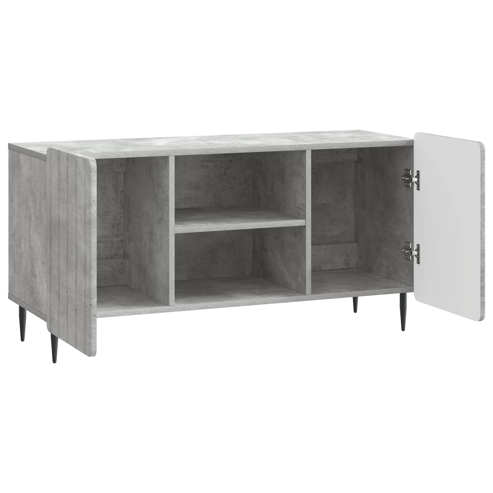 vidaXL Szafka pod telewizor Betonowy szary 102 x 34,5 x 52 cm