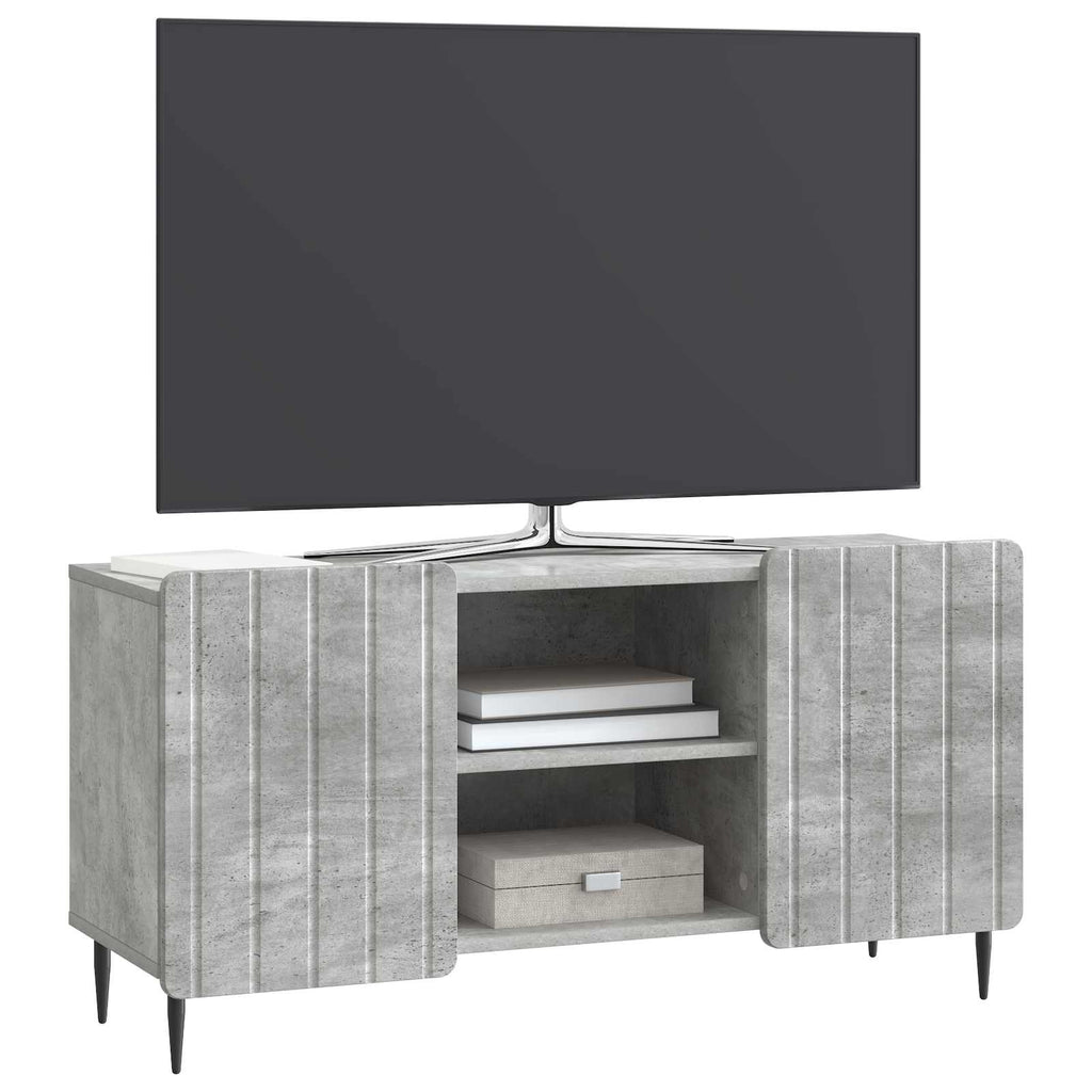 vidaXL Szafka pod telewizor Betonowy szary 102 x 34,5 x 52 cm