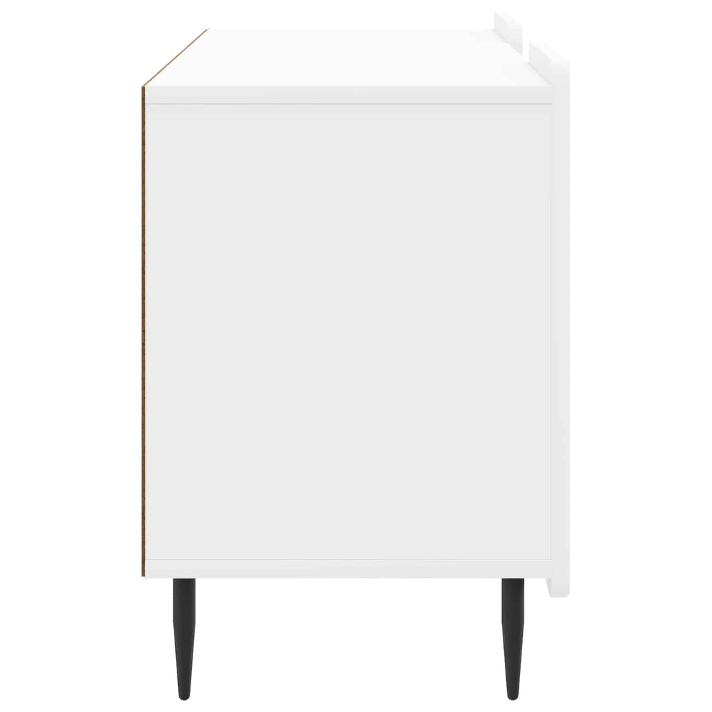 vidaXL Szafka pod telewizor Biały wysoki połysk 102 x 34,5 x 52 cm