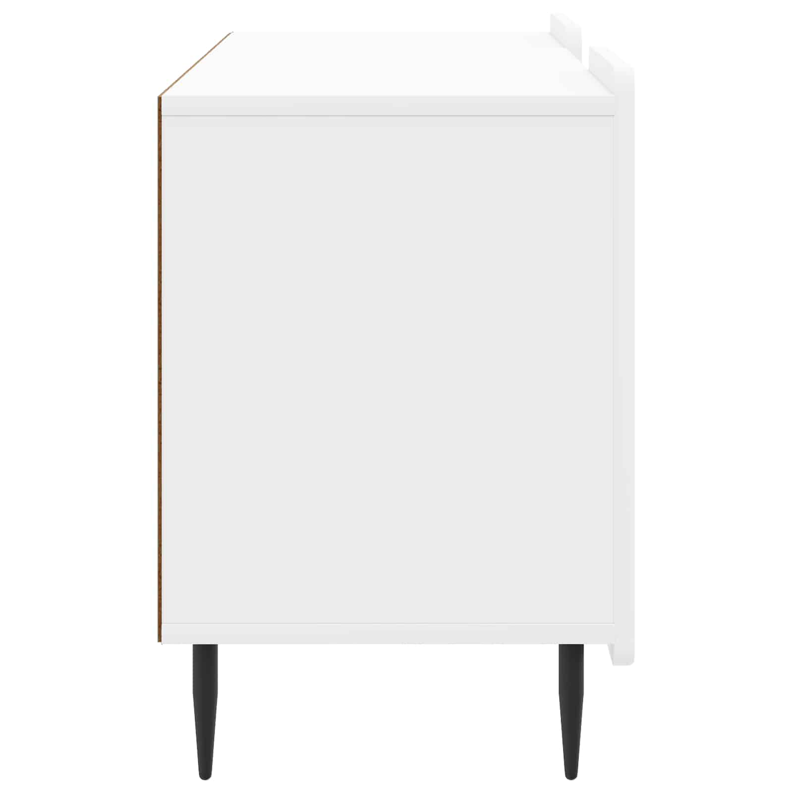 vidaXL Szafka pod telewizor Biały wysoki połysk 102 x 34,5 x 52 cm