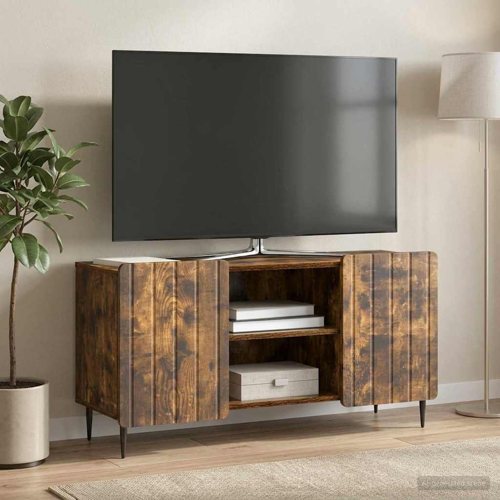 vidaXL Szafka pod telewizor Dąb wędzony 102 x 34,5 x 52 cm