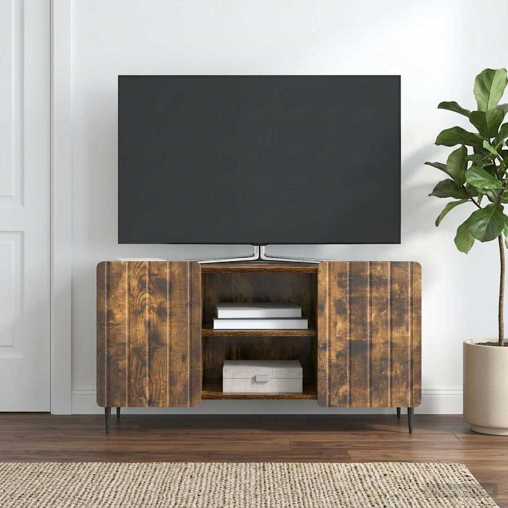 vidaXL Szafka pod telewizor Dąb wędzony 102 x 34,5 x 52 cm